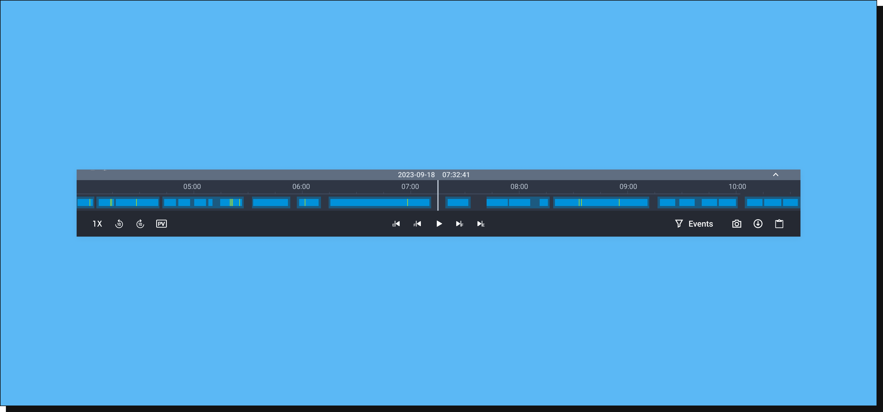 Old timeline - thin strokes