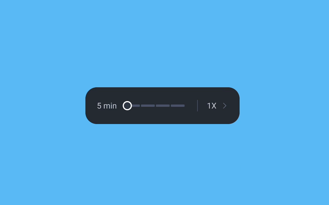 Zoom & speed controls - redesigned